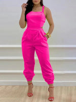 Tied Back Jogger Jumpsuit