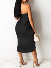 Strapless Ruched Dress