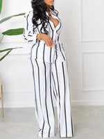 Stripe Shirt & Pants Set--Clearance