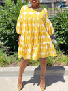 Dot Ruffle Dress