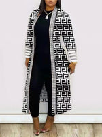 Printed Bishop-Sleeve Duster