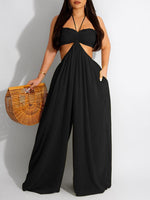 Halter Wide-Leg Jumpsuit