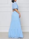 V-Neck Cutout Maxi Dress