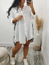 Printed Combo Tunic Shirt--Clearance