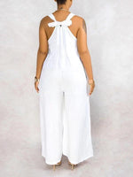 Sleeveless Side-Slit Jumpsuit