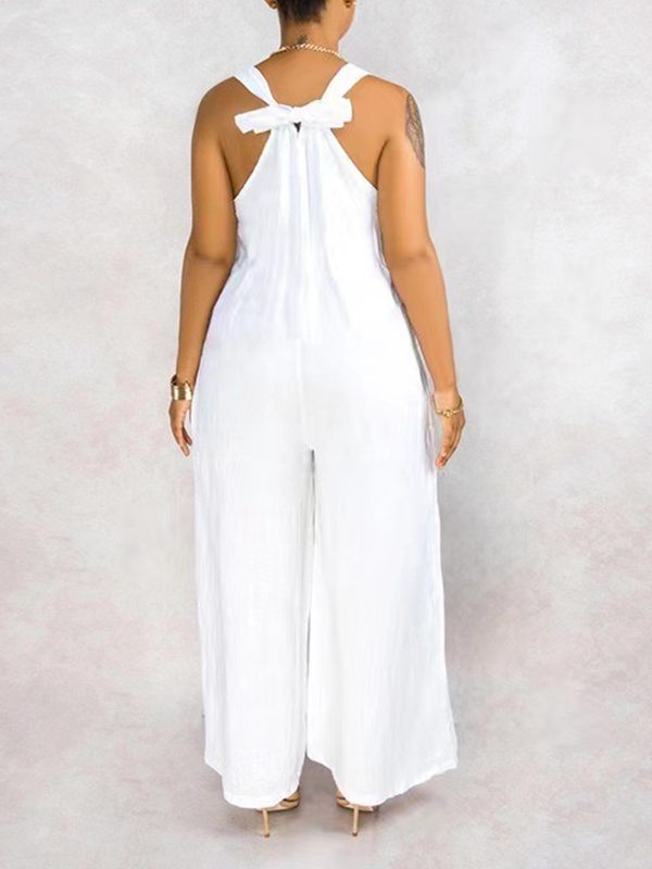 Sleeveless Side-Slit Jumpsuit