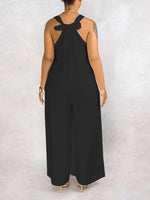 Sleeveless Side-Slit Jumpsuit