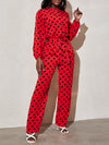 Dot Tied Jumpsuit