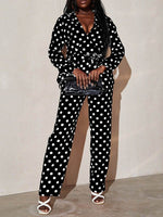 Dot Tied Jumpsuit