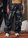 Metallic Cargo Pants