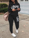 LOVE Sweatshirt & Pants Set