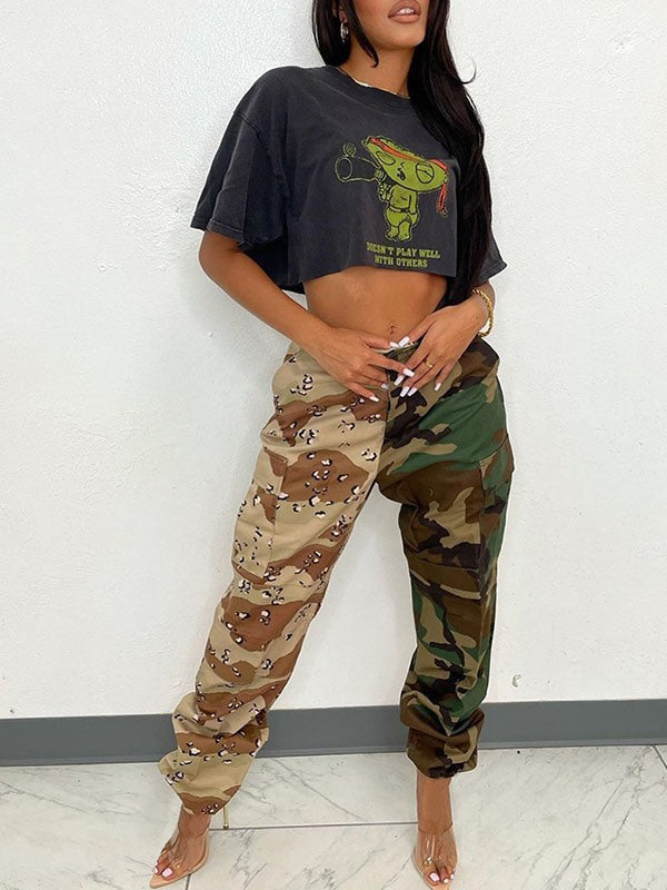 Camo Combo Cargo Pants