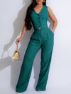 Button-Front Vest & Pants Set