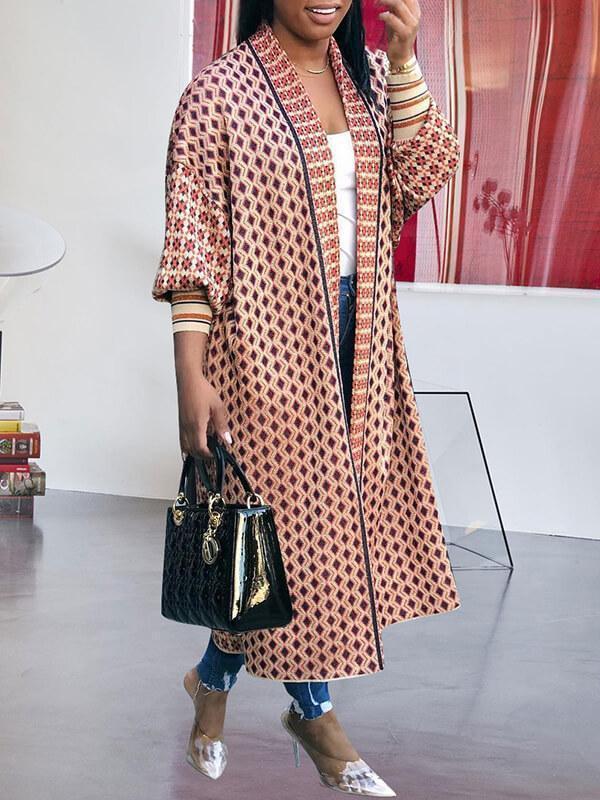 Print Bishop-Sleeve Duster