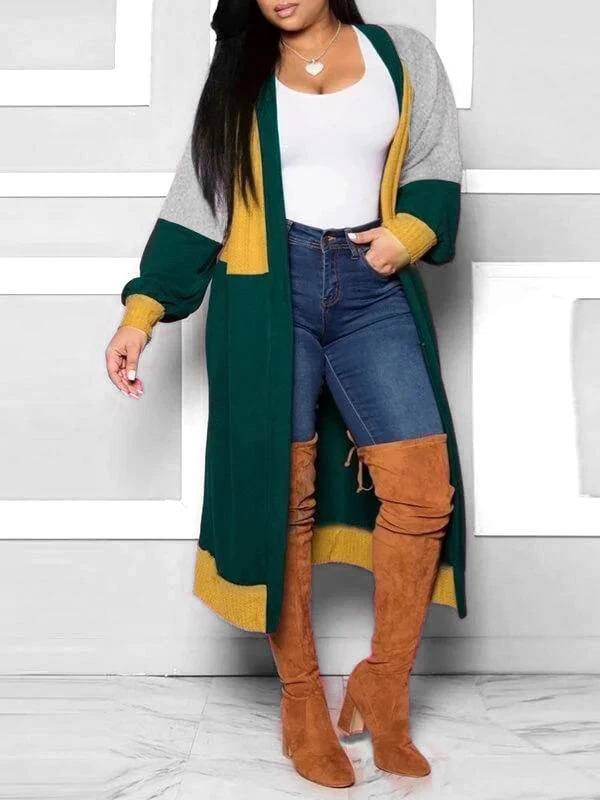 Colorblock Cardigan