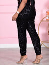 Sequin Jogger Pants