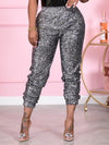 Sequin Jogger Pants